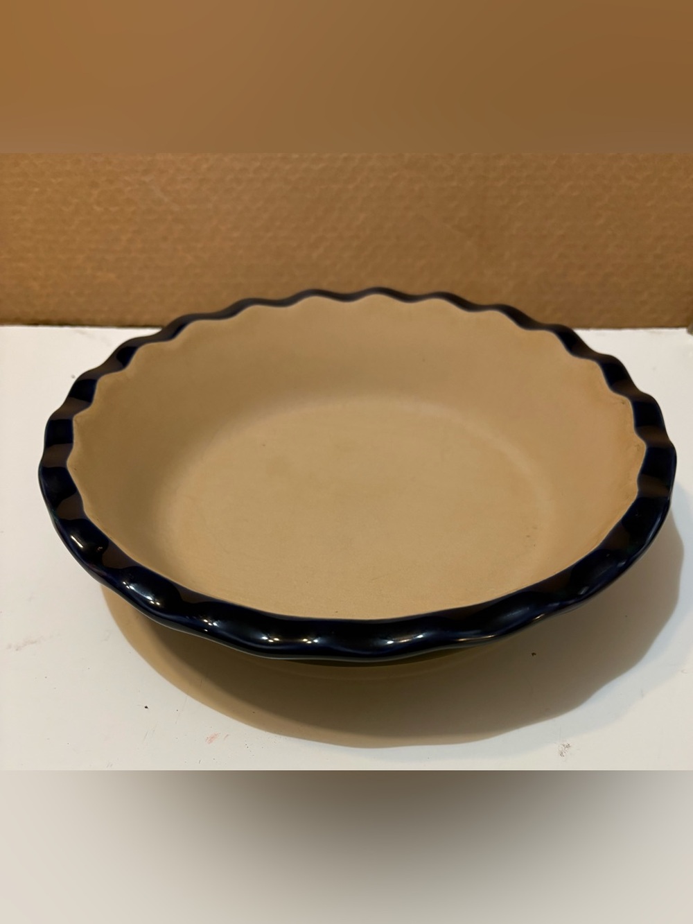 HAEGER Natural Stone Premium
Bakeware Pie Plate Deep Dish Navy
Scallop Rim #103